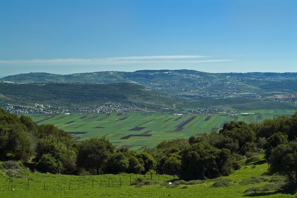 The fertile Bet Netofa Valley, just north of Nazareth